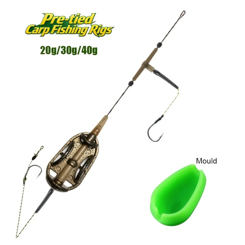 Fishing Equipment Carp - Pre-tied Carp Fishing Rigs,Zinc Alloy Method