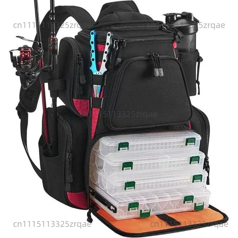 Fishing Equipment Bag - Fishing Gear Backpack with Large Outdoor