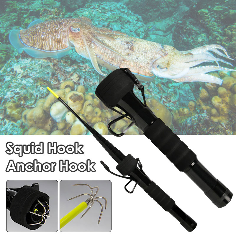 Fishing Equipment Carp - 4/3M Telescopic Squid Gaff Anchor Hook