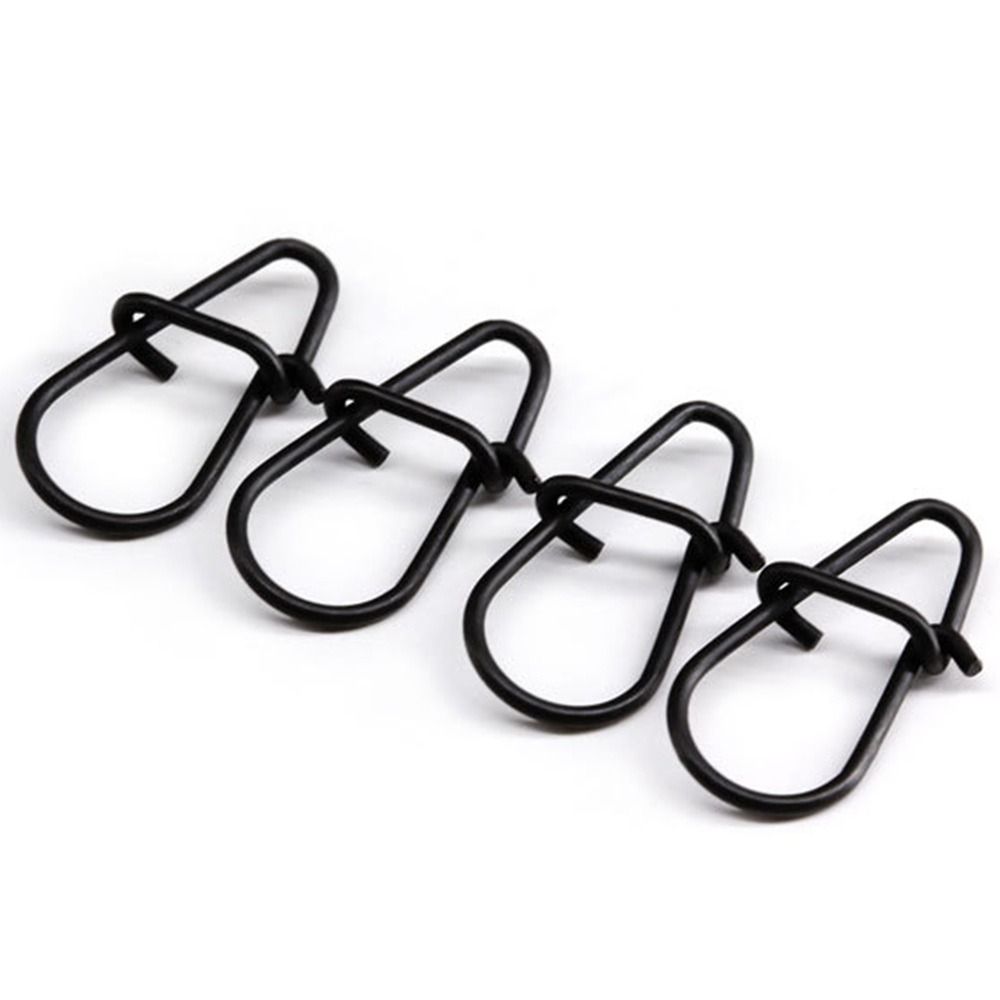100Pcs/lot Matte black Snap Fi - огляд і ціна Fishing Equipment Cheap