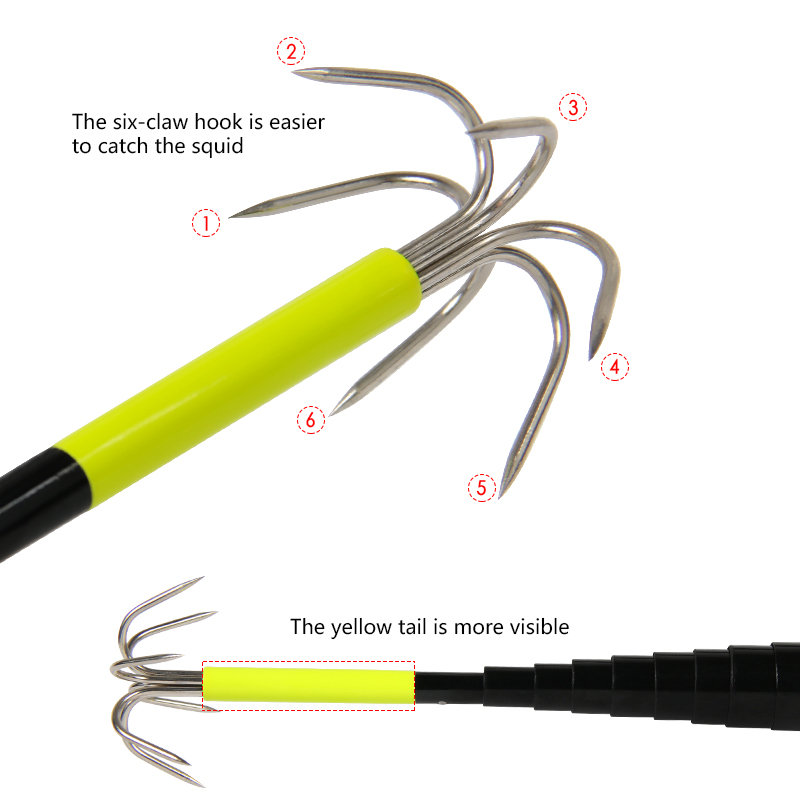 4/3M Telescopic Squid Gaff Anc - огляд і ціна Fishing Equipment Carp