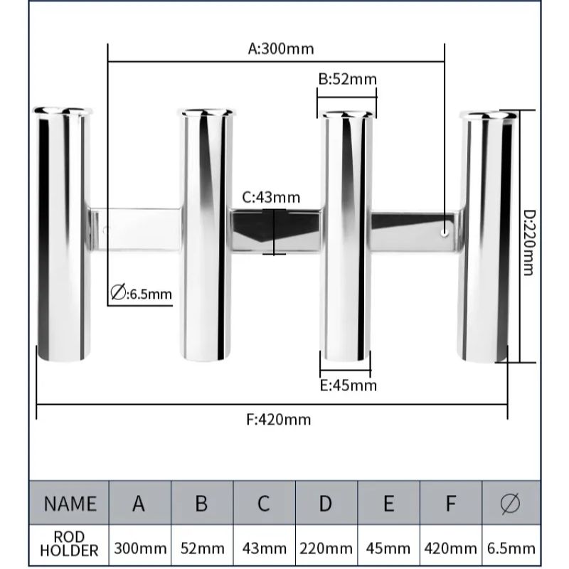 Stainless Steel 4 Tubes Rod Ho - огляд і ціна Fishing Equipment Cheap