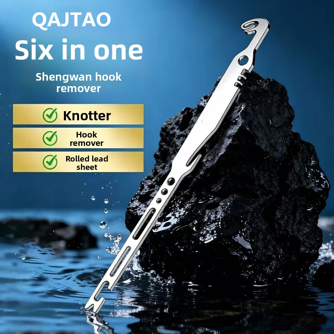 QAJTAO 4 Pieces 6-in-1 Stainle - огляд і ціна Fishing Equipment Price